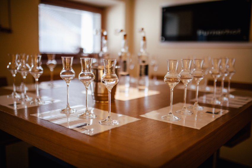 Schnapsverkostung am Purnerhof Terfens